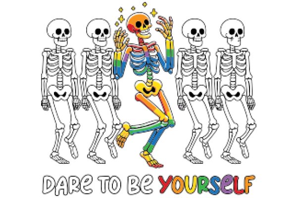 Dare to Be Yourself: A Colorful Cartoon Celebrating Individuality and Embracing Differences