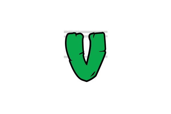 Green Letter V