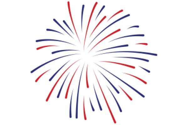 Vibrant Celebration: A Colorful Explosion of Red, White, and Blue