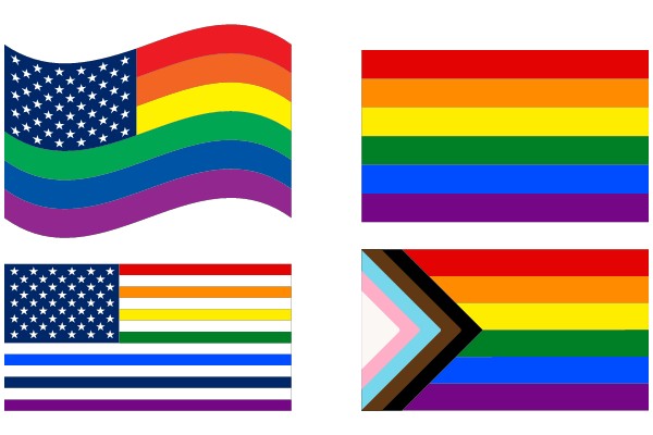 Embracing Diversity: A Collection of Pride Flags