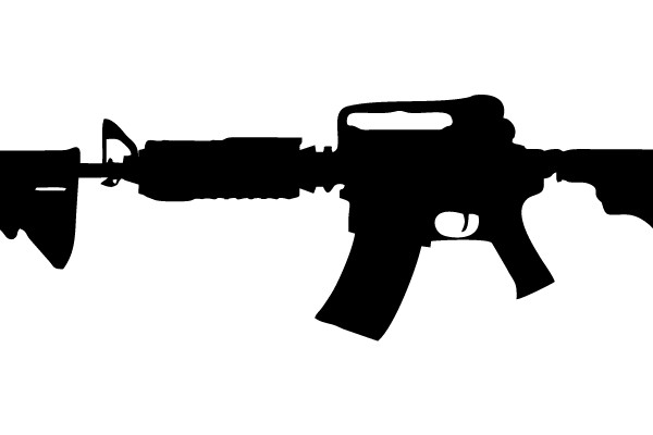 Silhouette of a Rifle