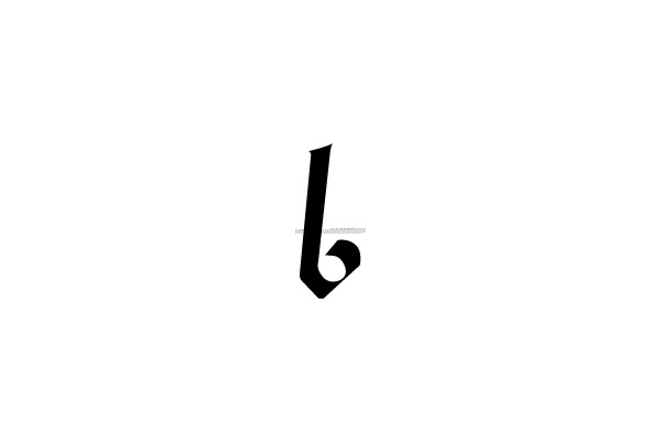 Spiraled Black Letter