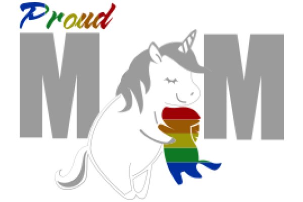 Proud Moment: A Rainbow Unicorn Embraces Its Colors