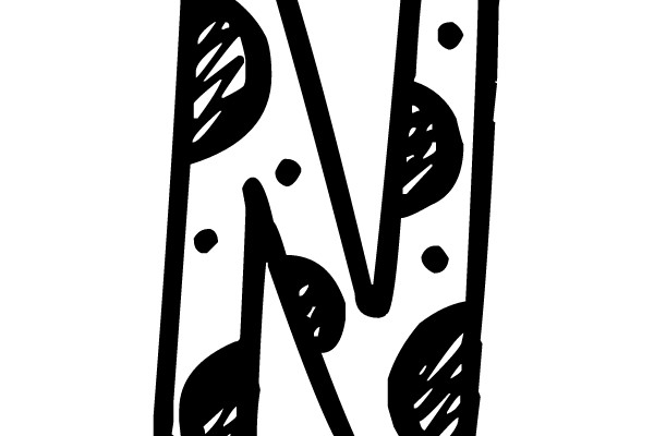 Hand-Drawn N