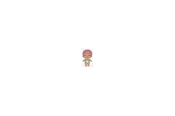 Joyful Baby in Diaper