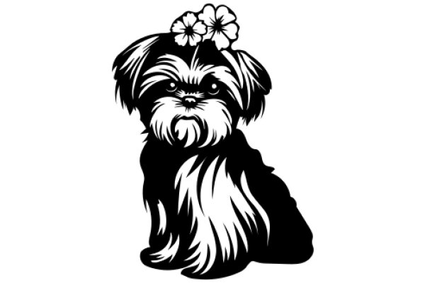 Adorable Dog with Flower Crown