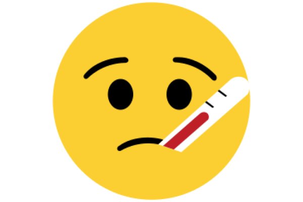 Emotional Expression of AI: A Yellow Emoticon with a Red Thermometer