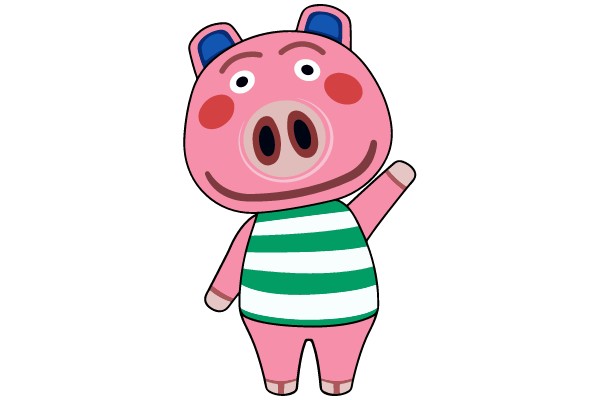 Pink Pig: The Cheerful Greeting