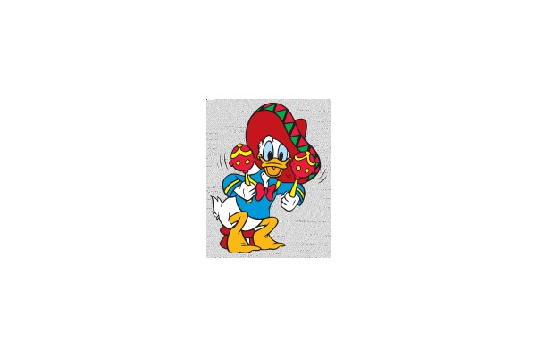 Dancing Donald with Maracas