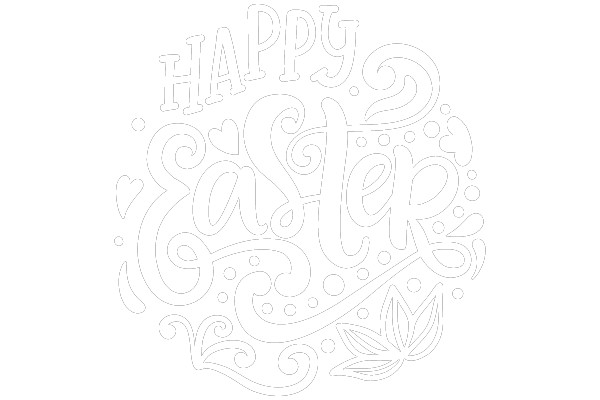 Elegant Happy Easter Overlay