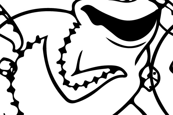 Jolly Ghostly Jester: A Playful Cartoon Character