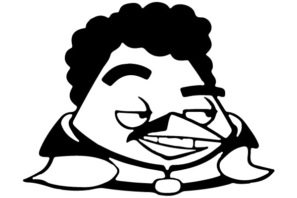 Portrait of a Smiling Character