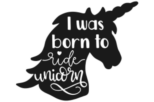 A Whimsical Unicorn Sticker with a Message of Love and Uniqueness