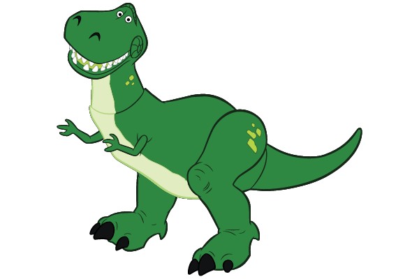 Jolly Dino Adventure: The Cartoon T-Rex's Tale