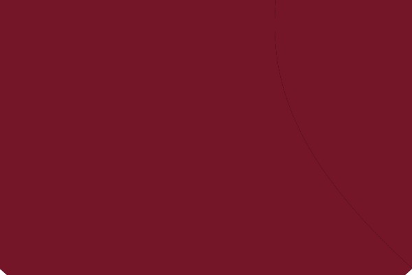 A Solid Red Heart Shape