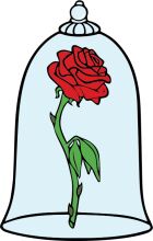 A Rose in a Glass Dome