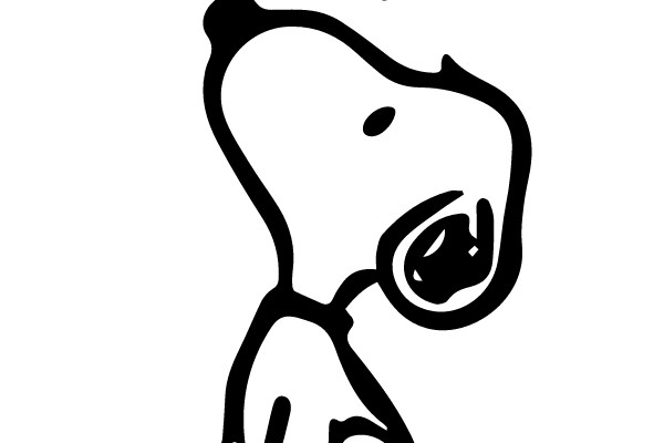 Snoopy in Thought with a Heart