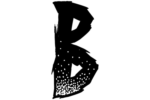 Bold 'B' with Texture