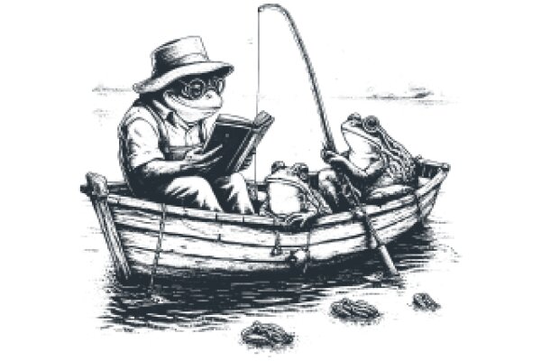 A Whimsical Tale of a Frog's Literary Adventure