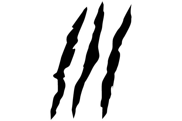 Three Black Claw Marks