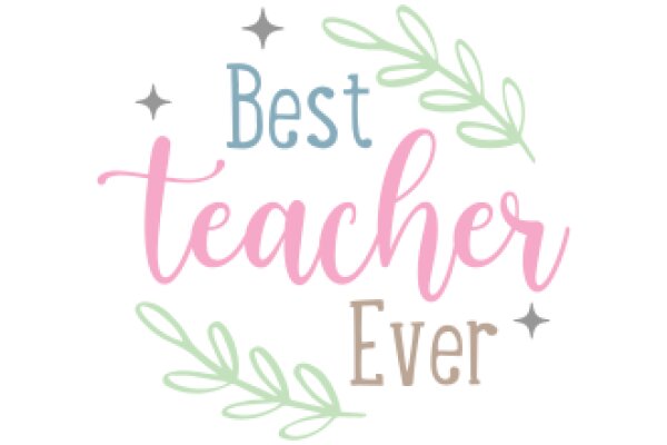 Best Teacher Ever: A Celebration of Excellence in Education