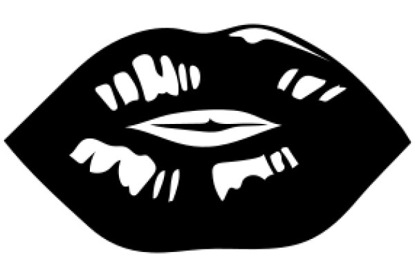 A Silhouette of a Lips Logo