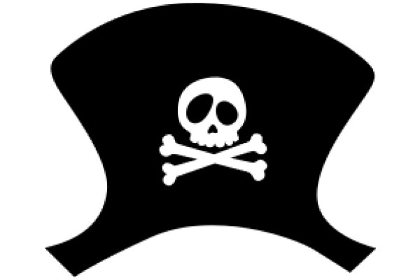 Pirate Hat with Skull and Crossbones Symbol