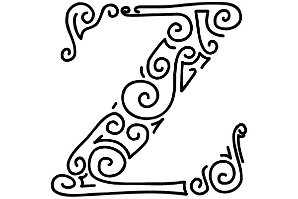 Decorative Letter Z