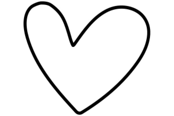 A Simple, Empty Canvas with a Heart Drawn in the Corner