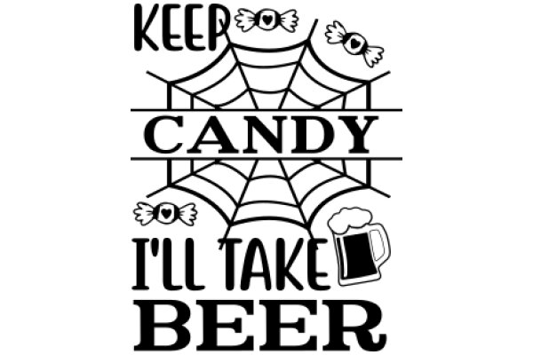 Keep Candy, I'll Take Beer: A Playful Take on the Classic 'Keep Off' Sign