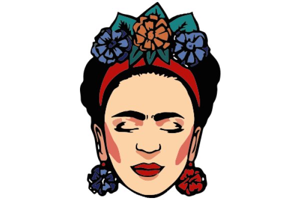 Stylish Flower Crown Illustration