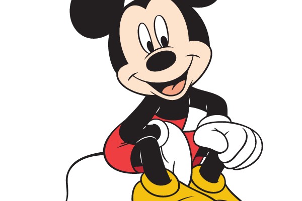 Mickey Mouse Sitting Down