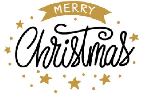Merry Christmas: A Festive Greeting with a Starry Night Sky and a Warm Holiday Wish