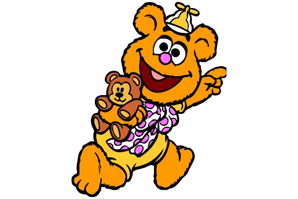 Cheerful Bear Celebration