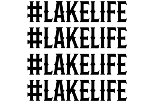 A Lake Life: Four Repeated Hashtags
