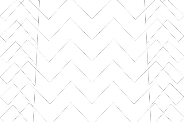 Template Size Confirmation for Chevron Pattern