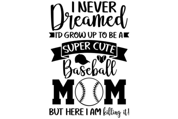 Super Cute Baseball Mom: I Never Dreamed I'd Grow Up to Be a Superstar Mom of a Superstar Baseball Player, But Here I Am Killing It!