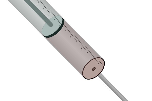 Medical Syringe Diagram