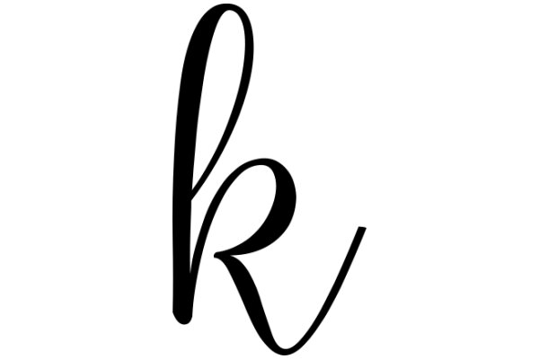 Stylized Letter 'R' in