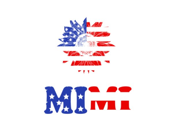 Unity in Diversity: A Graphic Representation of the American Flag and the Word 'Mi'