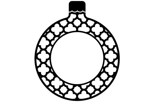 Ornate Circular Frame Clip Art