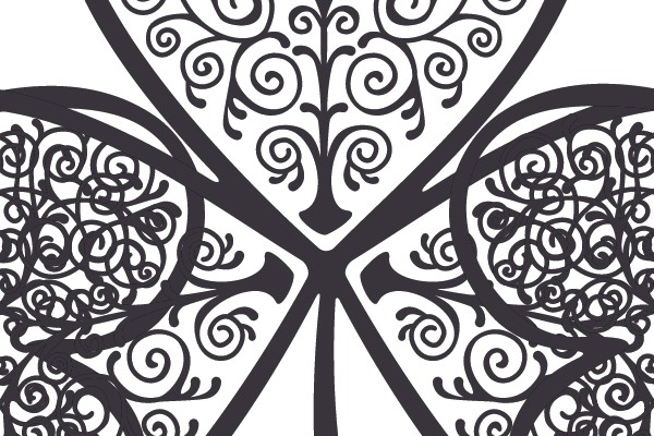 Embellished Four-Leaf Clover