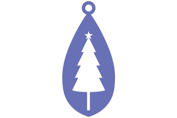 A Symbolic Christmas Tree Icon
