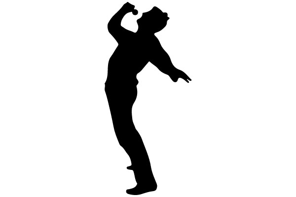 Dancing Man Silhouette