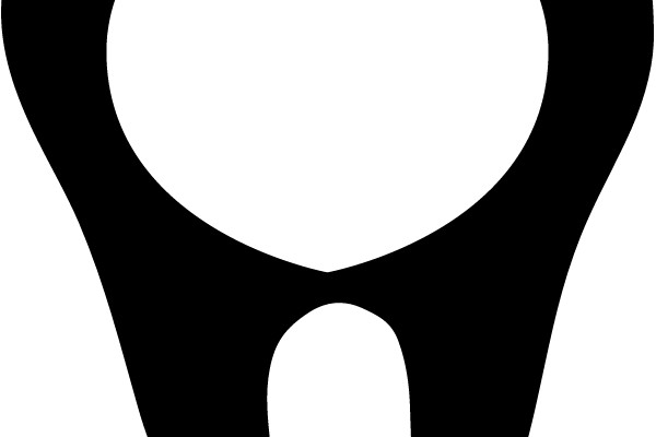 Heart-Shaped Tooth Icon