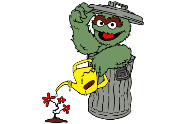 The Adventures of Cookie Monster: A Day in the Life of a Garbage Can Hero