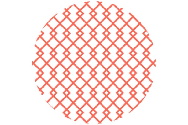 Vibrant Red Geometric Pattern