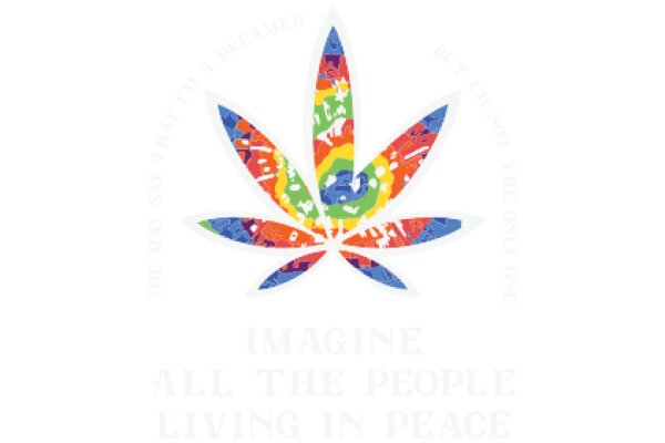 Vibrant Dreamer: A Colorful Symbol of Imagination and Peace