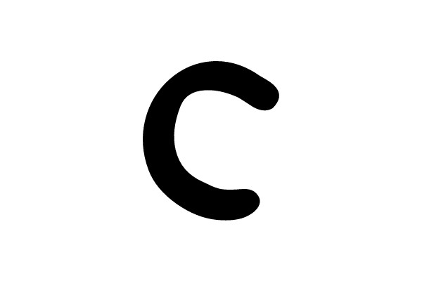 Bold Black Letter C