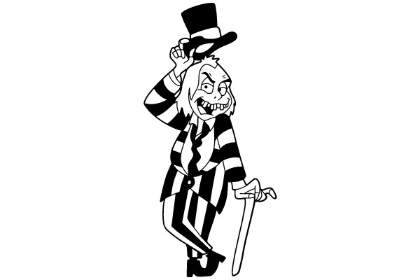 Mad Hatter's Striped Wonderland